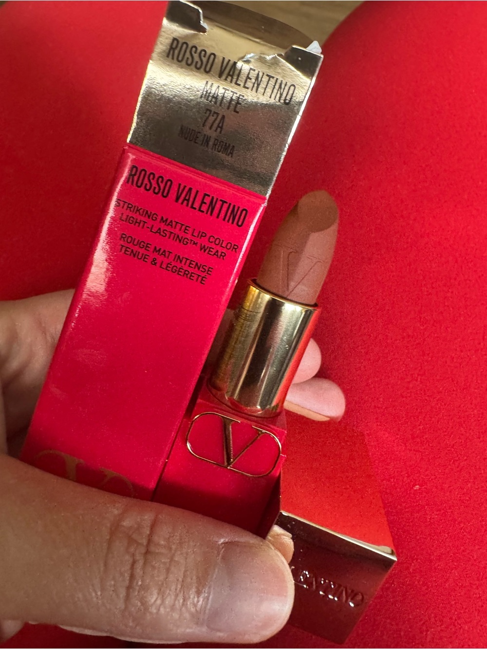 Valentino Rosso Valentino Matte Lipstick — Nude in Roma (77A) Brown